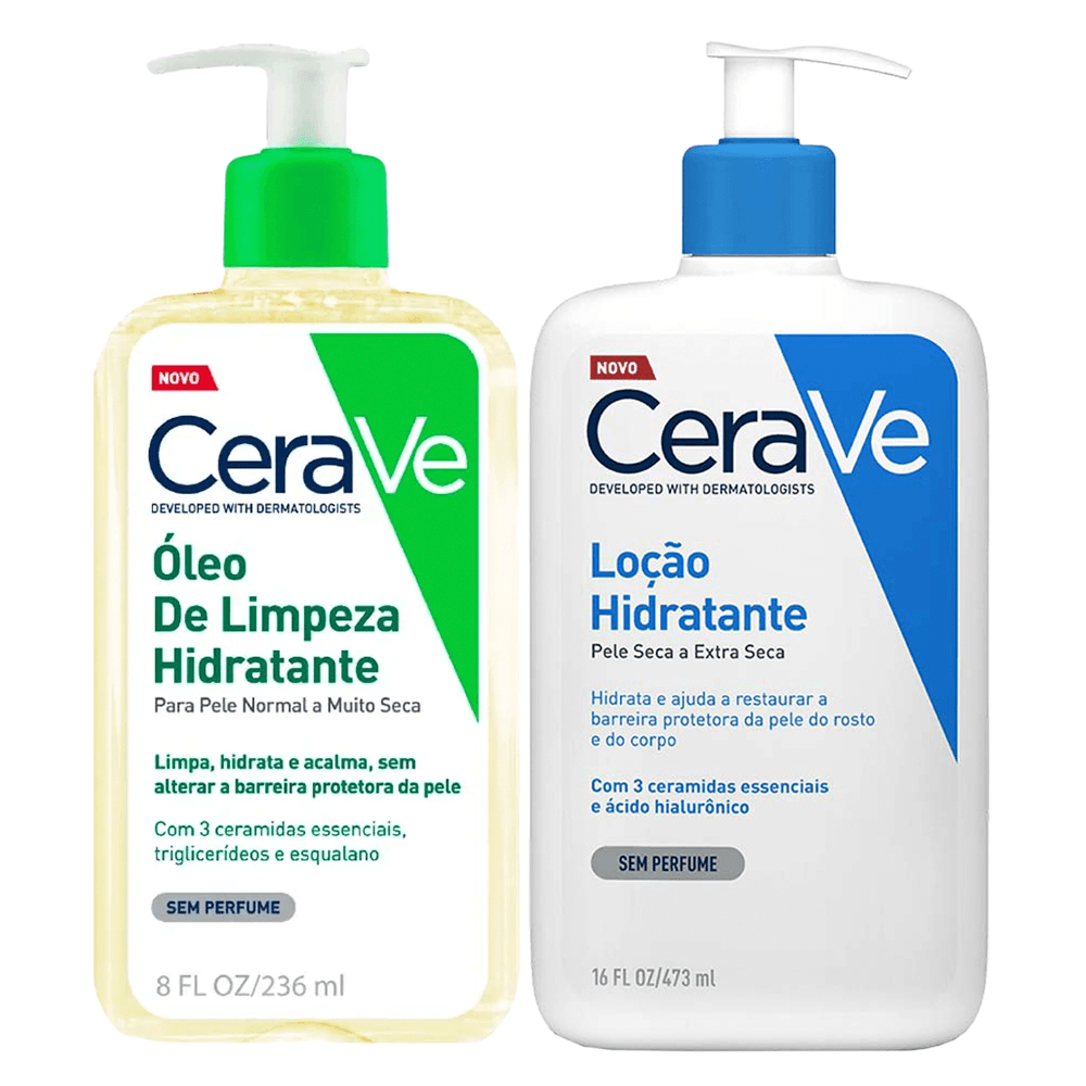 Miniatura CeraVe Kit - Óleo de Limpeza Hidratante + Loção Hidratante Corporal Kit