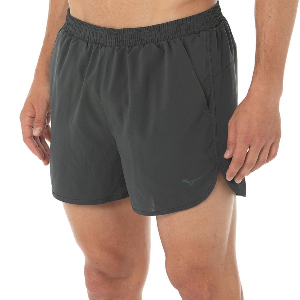 Miniatura Shorts Mizuno High 3 Masculino Cinza - G