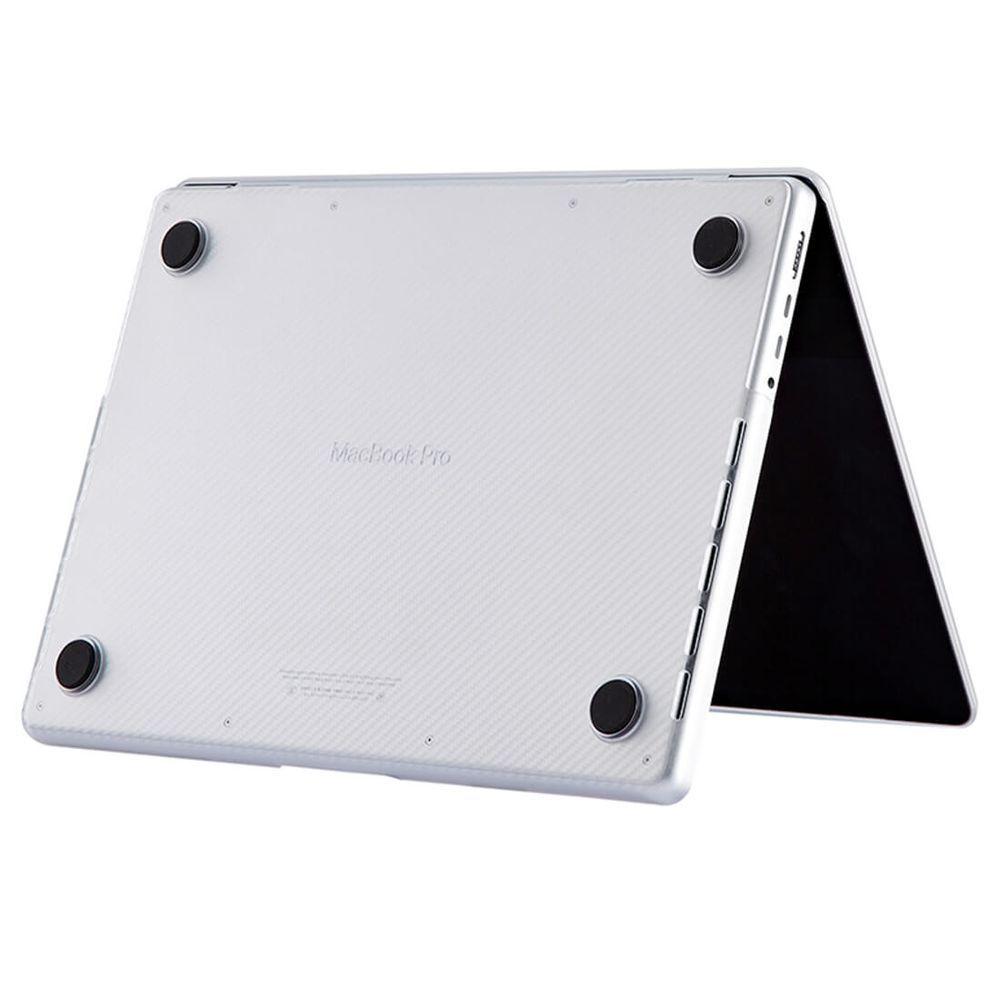 Miniatura Capa Fibra De Carbono Macbook Pro 14.2 Pol A2779 transparente