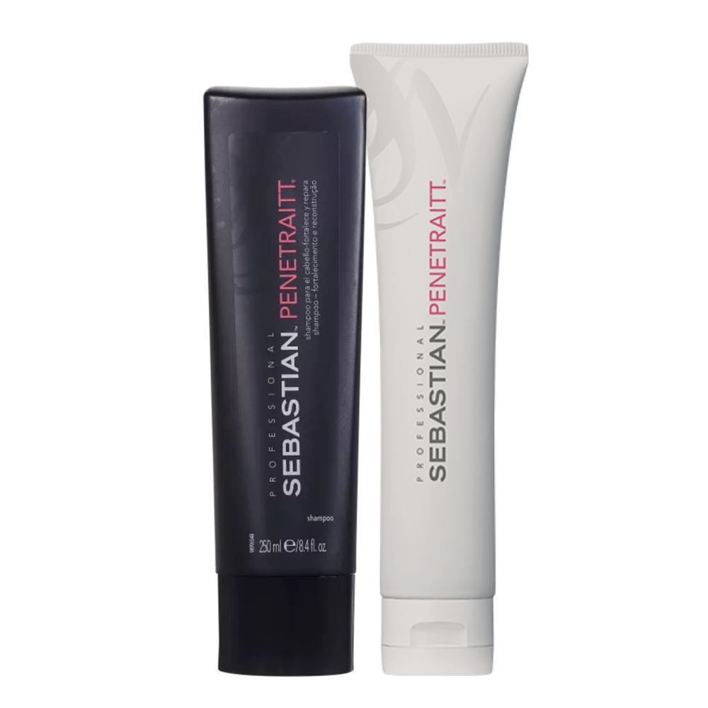 Miniatura Kit Shampoo 250Ml E Máscara 150Ml Sebastian Penetraitt Kit para cabelo - Wella