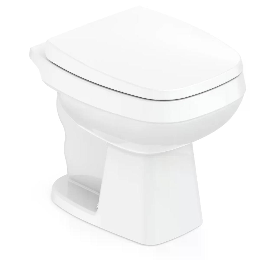 Vaso Sanitário Convencional com Assento Soft Close Avant Incepa Branco Brilhante