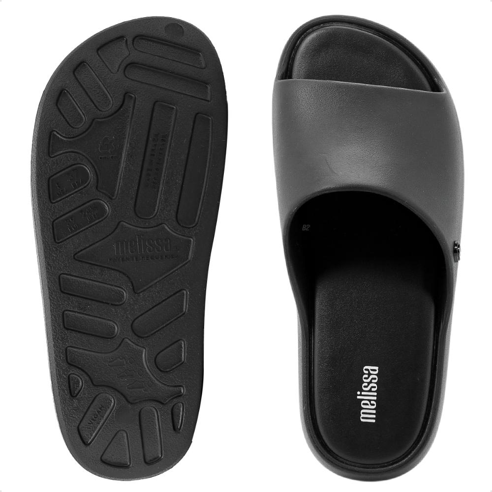 Chinelo Slide Melissa Free Plataforma Feminina Preto - 33/34