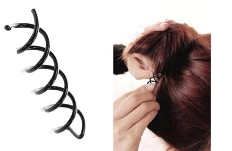 Miniatura Prendedor De Coque Em Espiral Hair Pin ( Unidade)