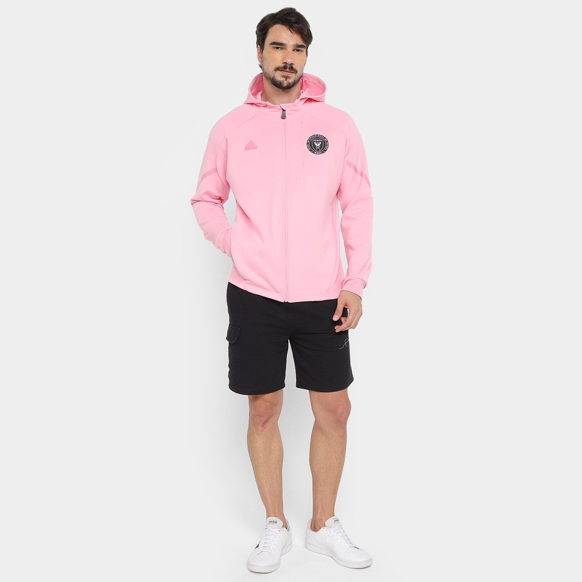 Miniatura Jaqueta Inter Miami 24/25 Hino For Gameday Masculina Rosa - EGG