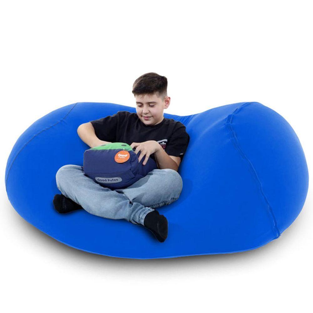 Miniatura Puff Rollo Cor Azul Royal - Sensorial, Versátil