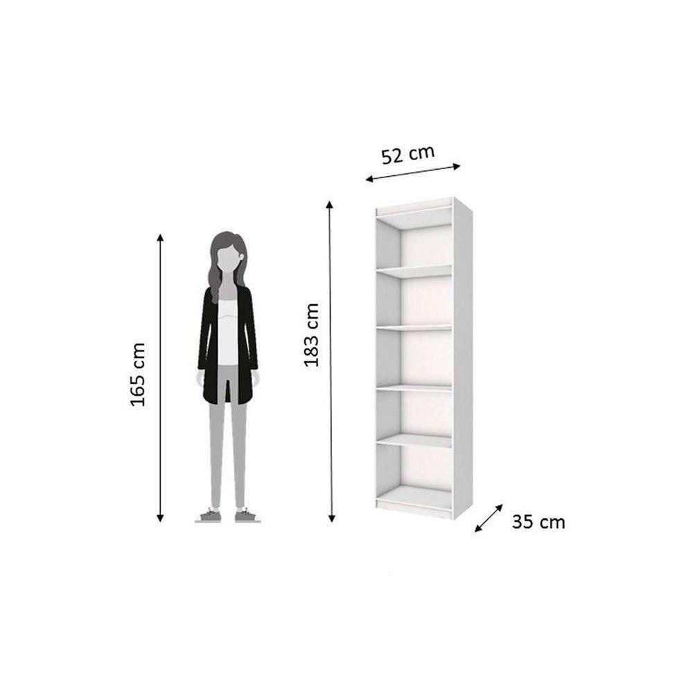 Miniatura Armário Multiuso Juvenil édez Ph1711 C/ 2 Portas Nogueira - Herval