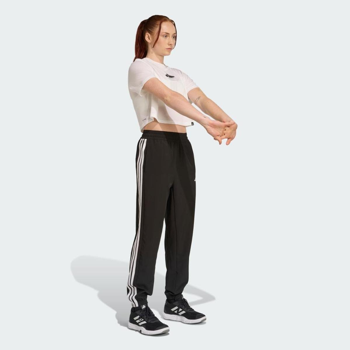 Miniatura Camiseta Adidas Cropped Feminina Branco - EP