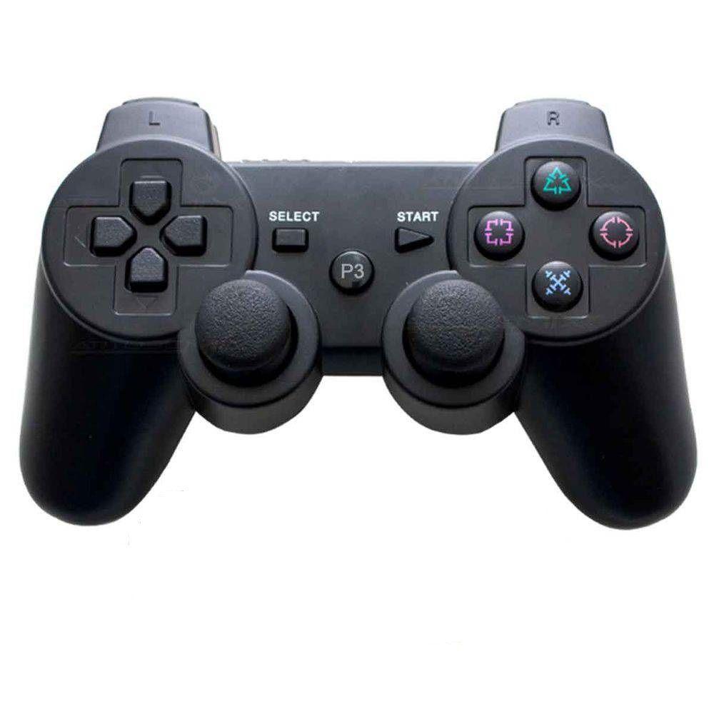 Miniatura Controle Compatível Com Playstation 3 Ps3 Sem Fio Dualshock