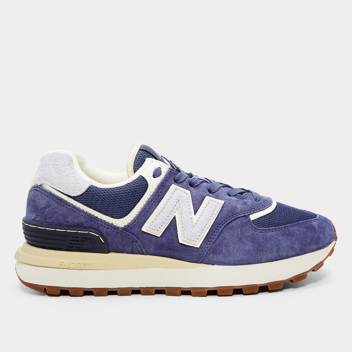 Miniatura Tênis Couro New Balance NB 574 Legacy Azul Escuro - 34