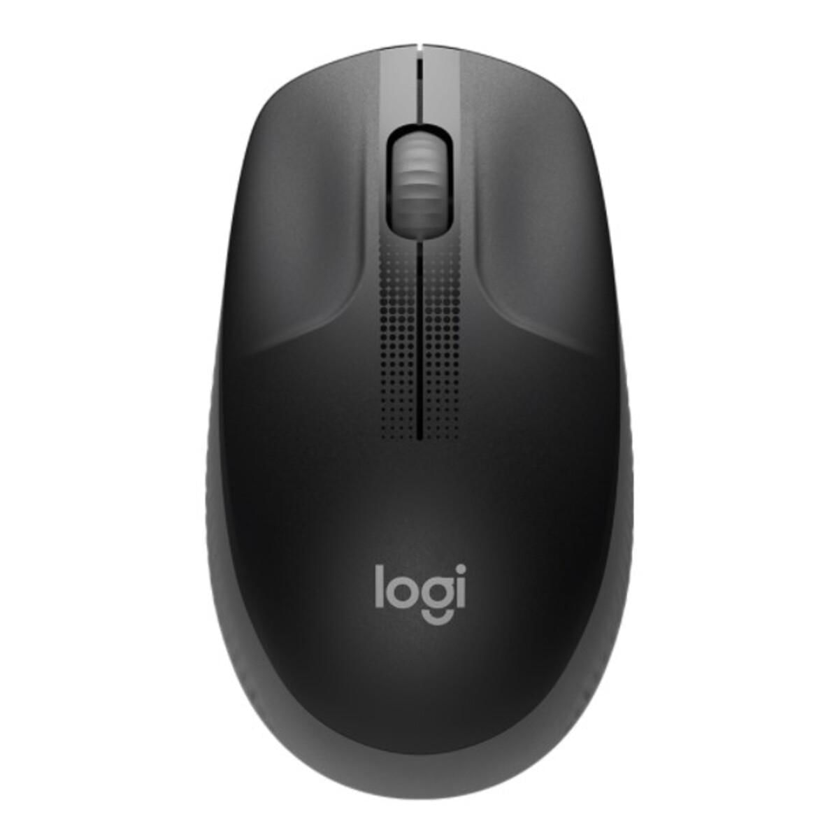 Miniatura Mouse Sem Fio Usb 1000Dpi Preto M190 Logitech