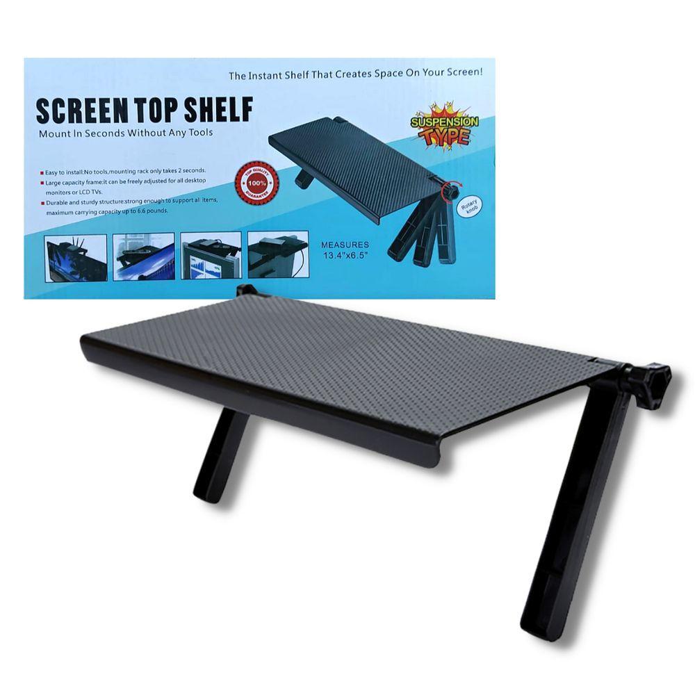 Prateleira Organizadora Para Monitor Tv Computador Porta Roteador Acessórios