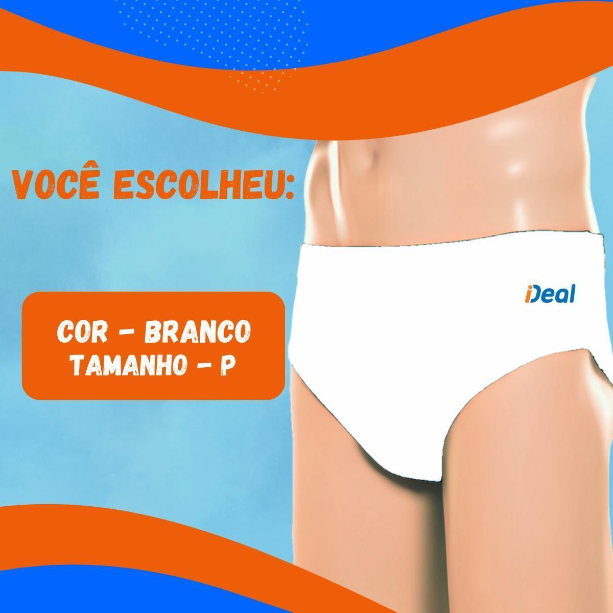 Miniatura Suporte Atlético Protetor Escrotal Esportes Branco Tamanho P