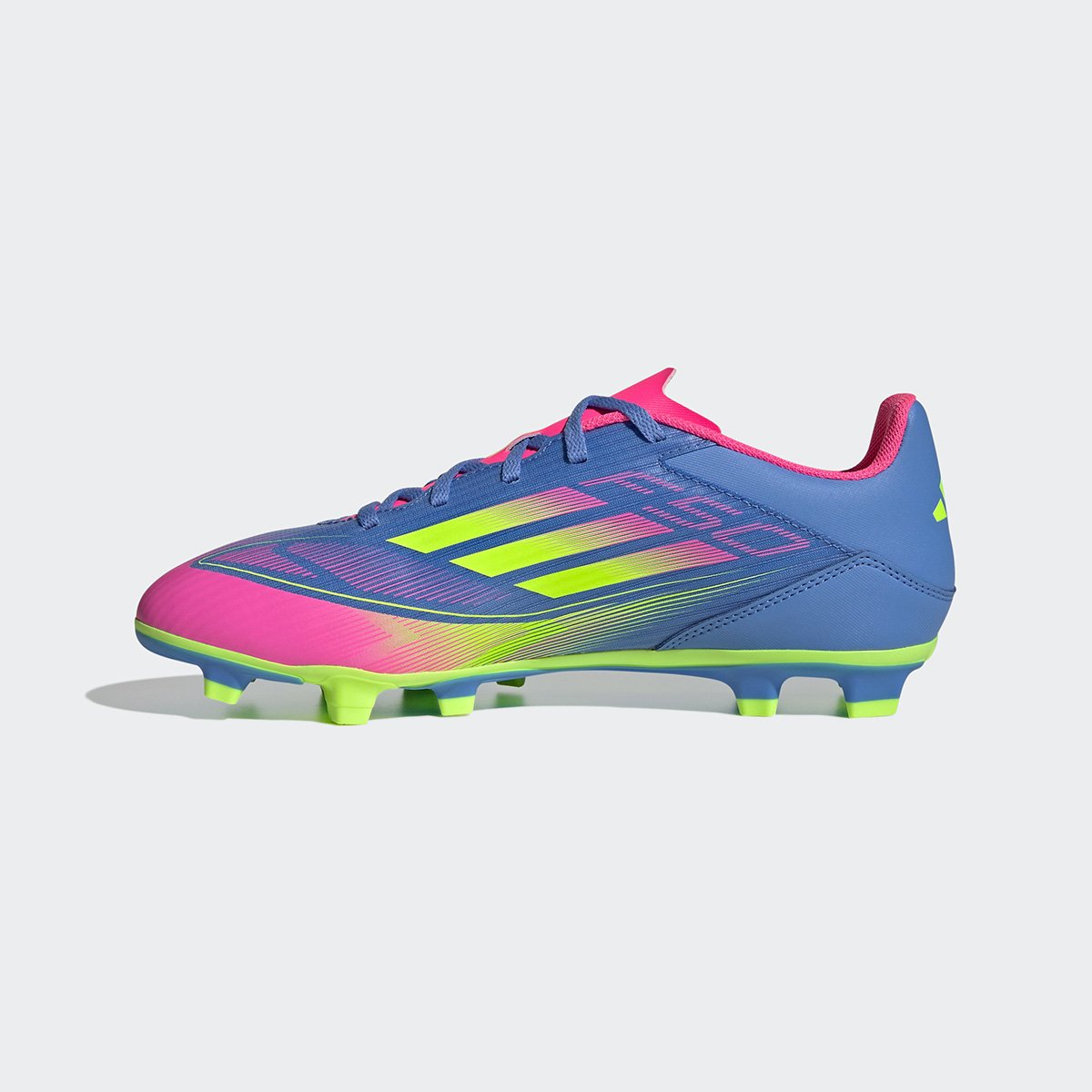 Miniatura Chuteira Campo Adidas F50 Club Unissex Azul+Verde - 39