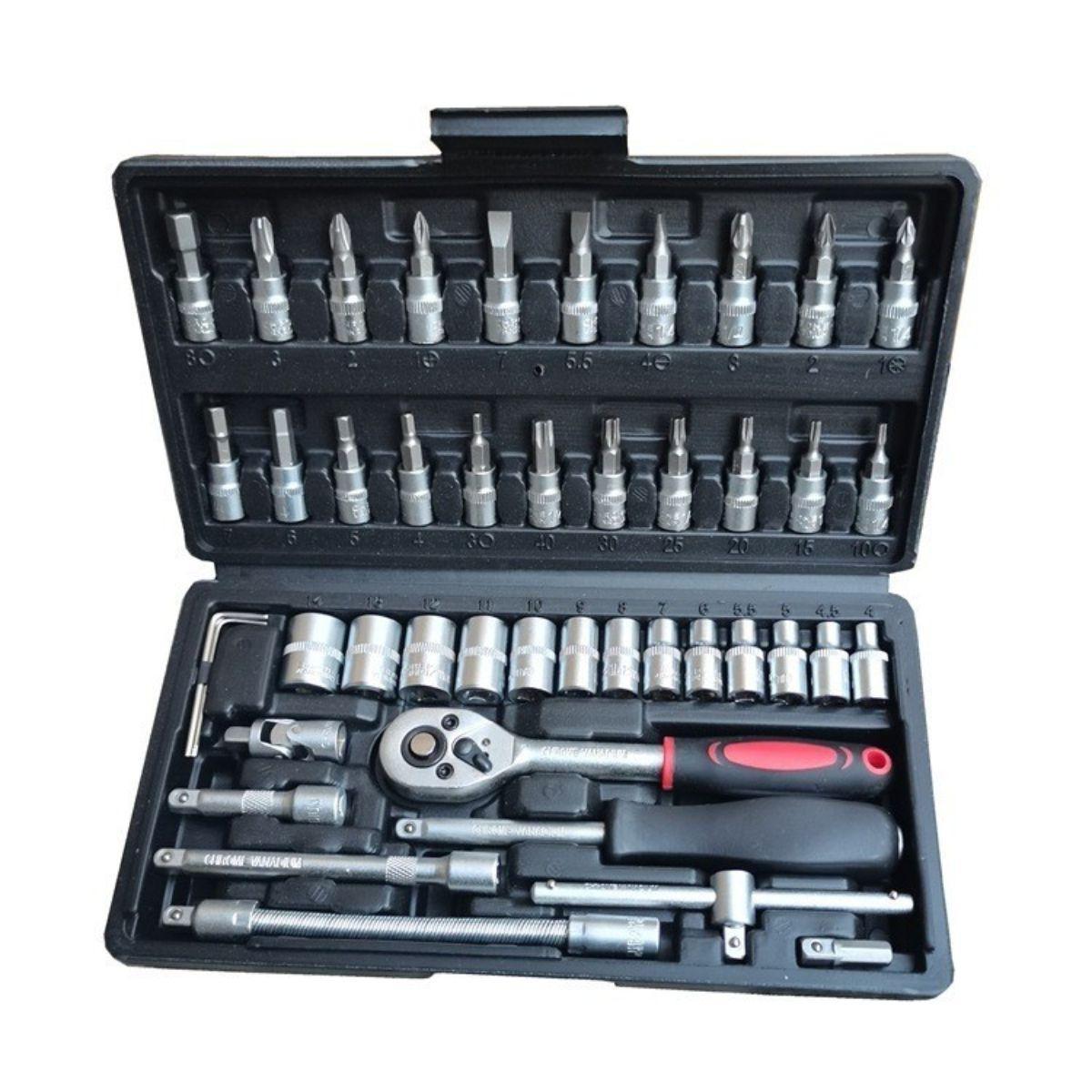 Miniatura Kit Ferramentas Completa 46 Peças Maleta