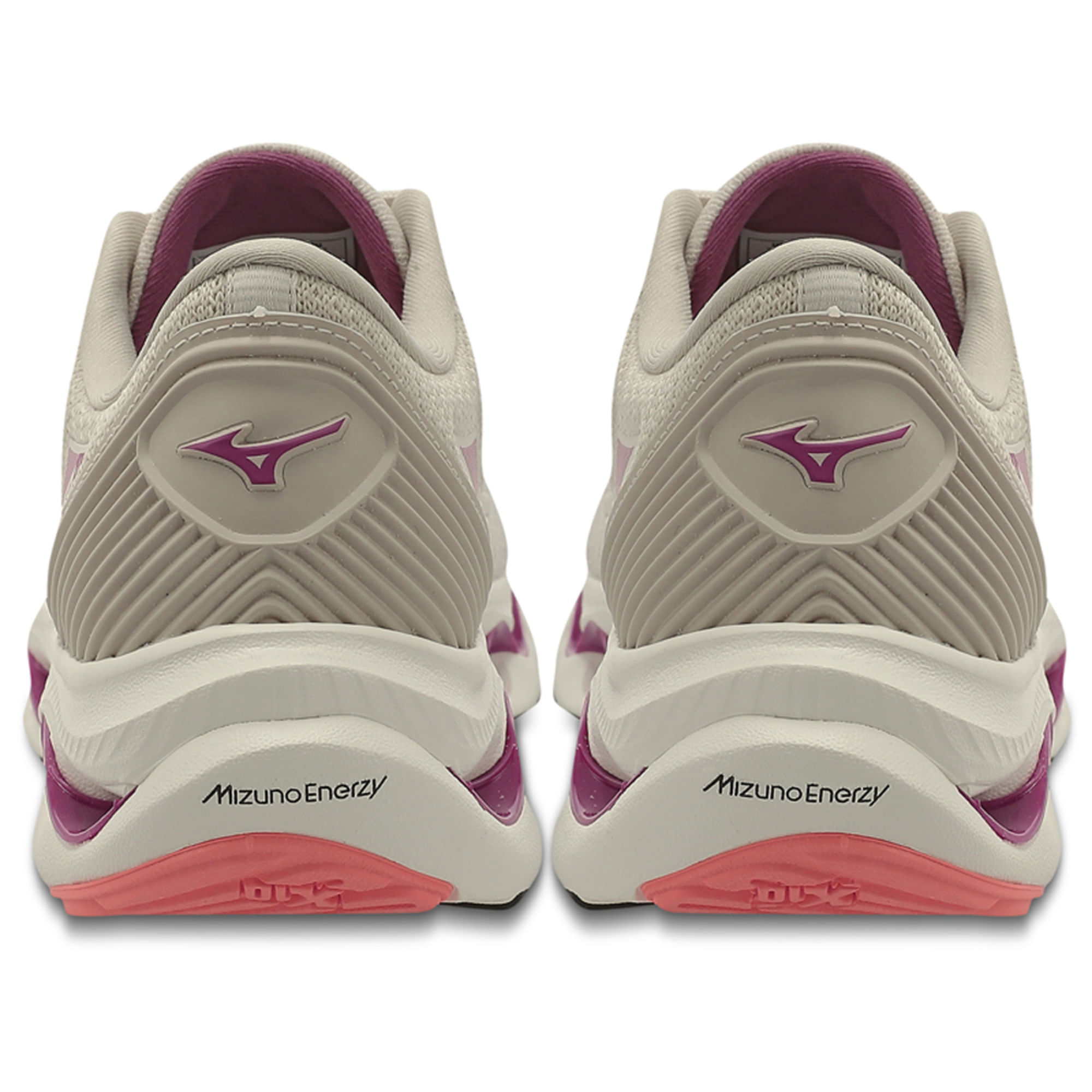 Miniatura Tênis de Corrida Feminino Mizuno Wave Legend 4 Bege - 34
