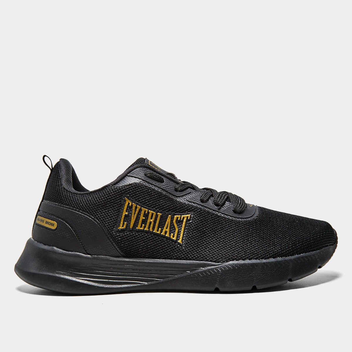 Miniatura Tênis Everlast Star Preto+Dourado - 34