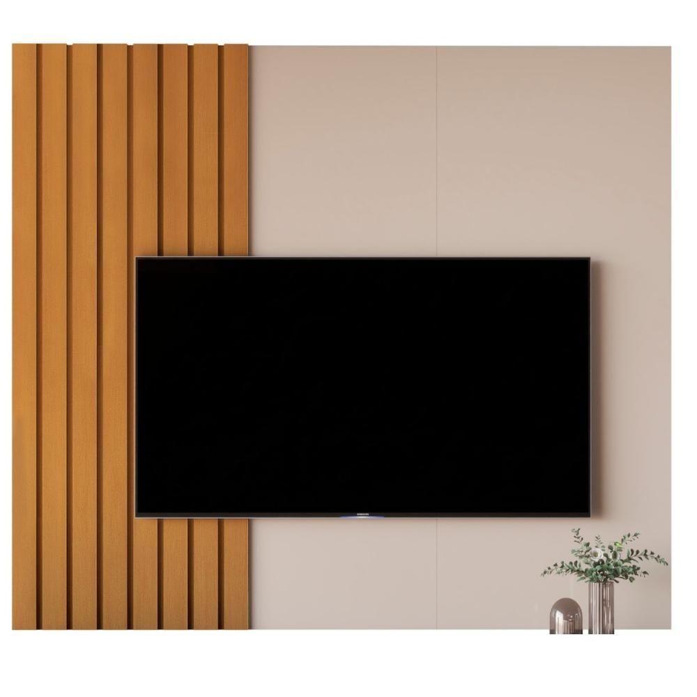 Miniatura Painel Para Tv 58 Polegadas Pantanal Off White