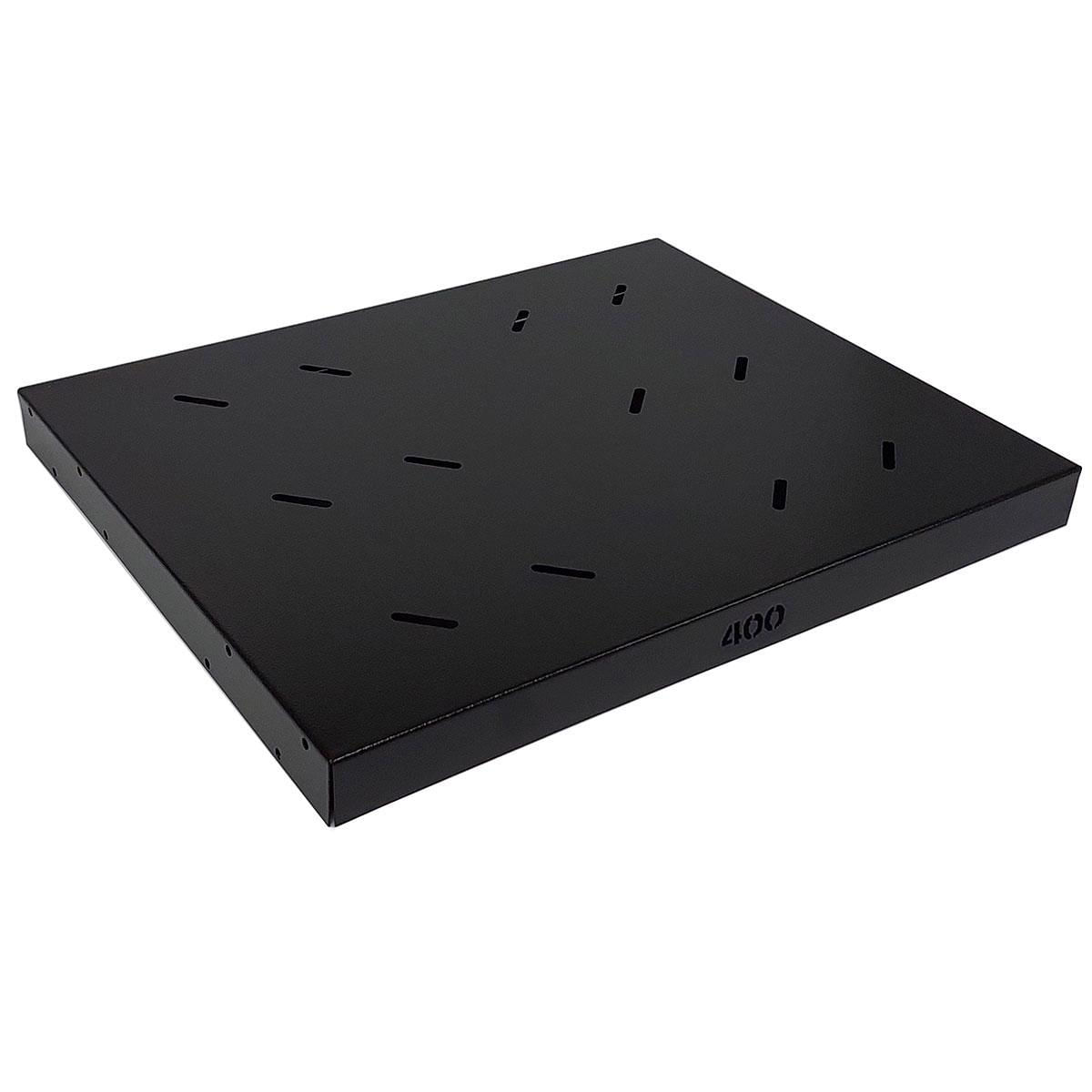 Miniatura Bandeja Fixa Rack 19 Gforce, 19 X 400Mm, 4 Pontos Fixação,
