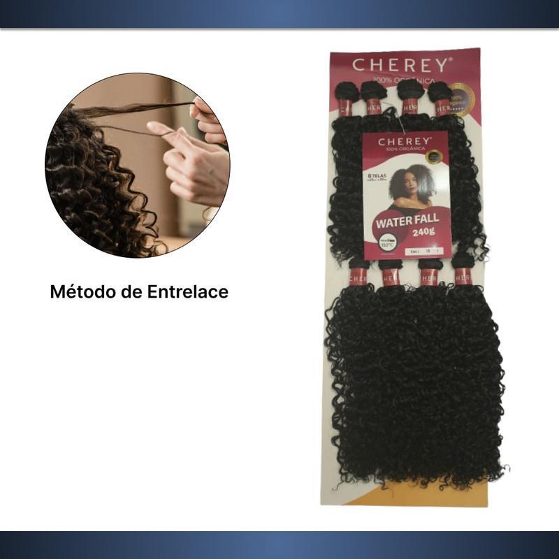 Miniatura Cabelo Orgânico Cacheado Water Fall 240G Entrelace