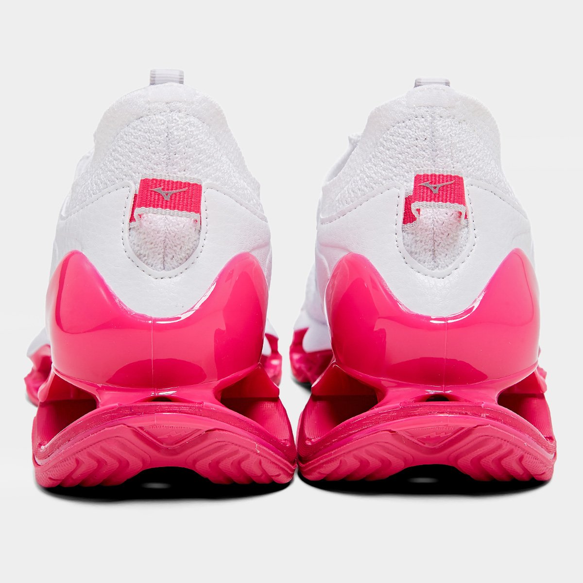 Miniatura Tênis Mizuno Wave Prophecy 14 Feminino Branco+Rosa - 34