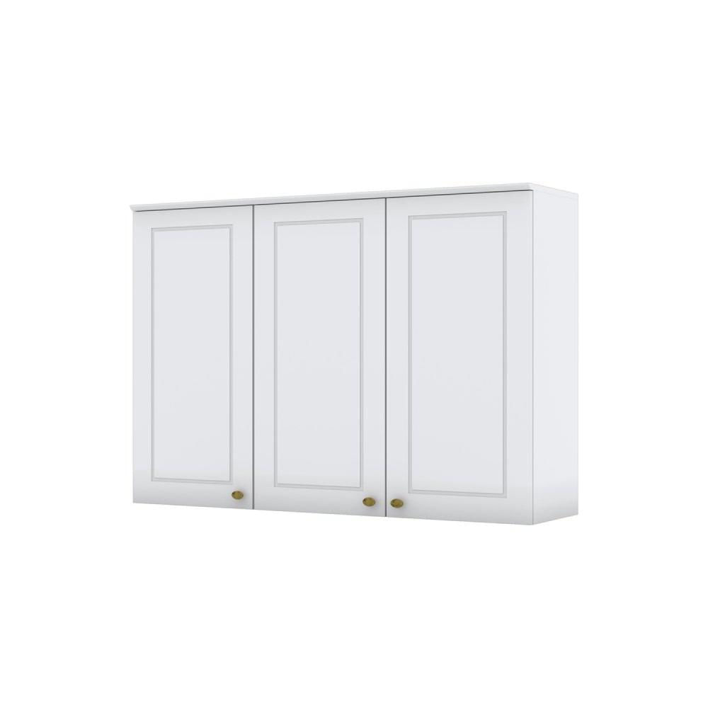 Miniatura Armário Aéreo para Cozinha 120x32,5x83cm Nova York Henn Branco HP