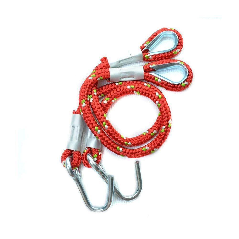 Miniatura Cabo Extensor Rede De Dormir - Vermelho Mesclado Tam. 60 Cm