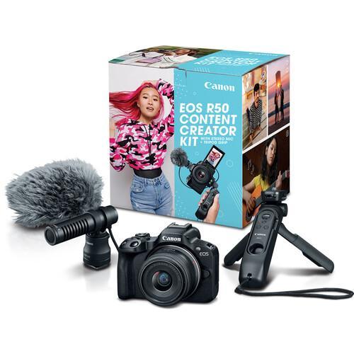 Câmera Canon Eos R50 Mirrorless 18-45Mm Content Creator Kit