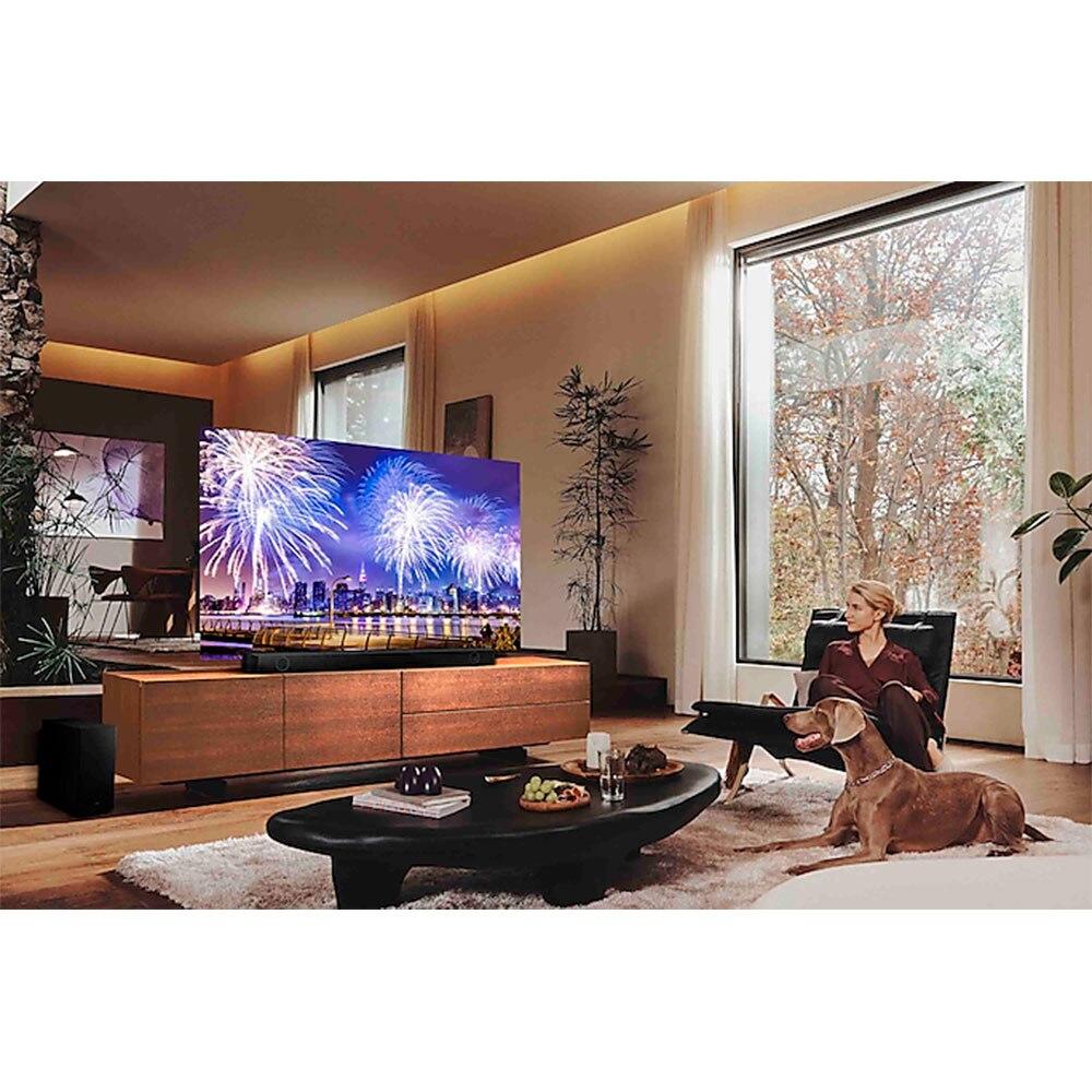 Soundbar Samsung HW-B550/ZD, 2.1 Canais, Bluetooth, Subwoofer Sem Fio Bivolt