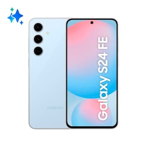 Miniatura Smartphone Samsung Galaxy S24 FE 5G Azul 128GB, 8GB RAM, Galaxy AI, Câmera Traseira 50MP, Tela 6.7" 60-120Hz, IP68 e Processador Exynos 2400e