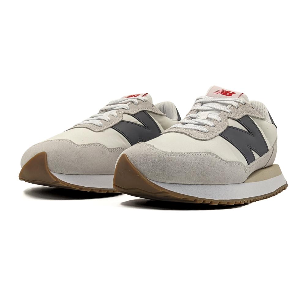 Miniatura Tênis New Balance 237v1 Masculino BEGE/GRAFITE - 38