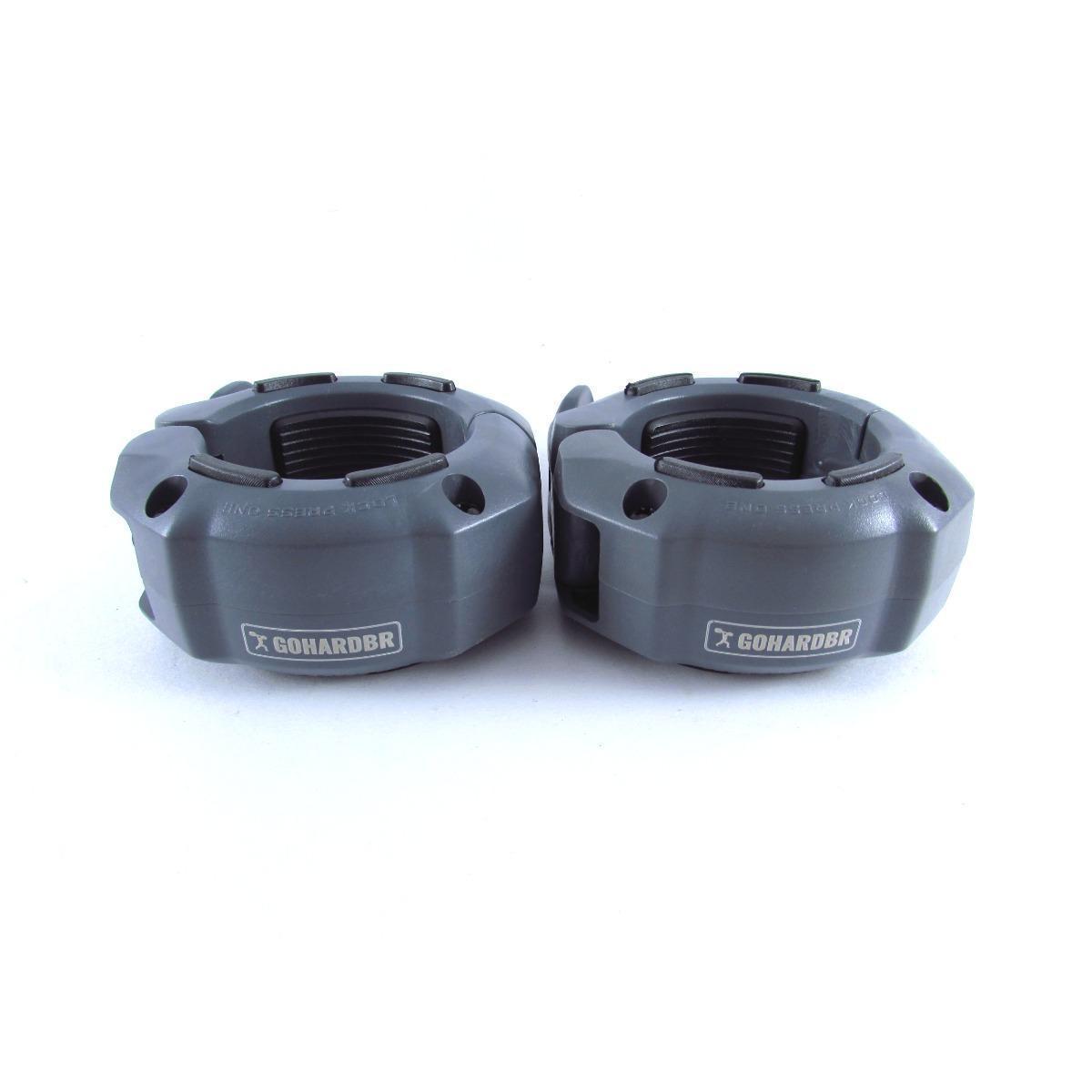 Miniatura Presilha Barra Olímpica Cross Lpo Lock Press 1 Par Cinza