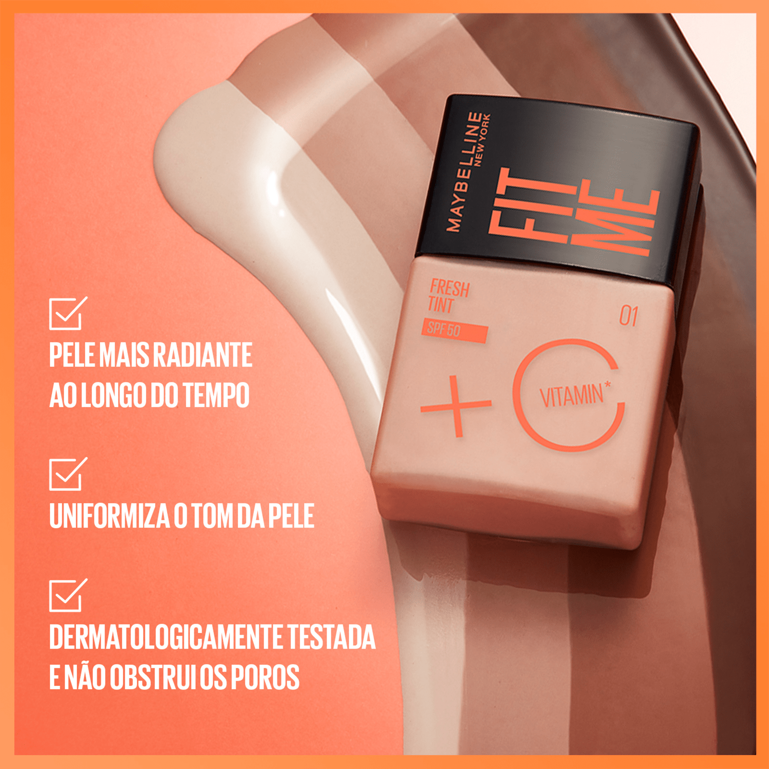 Maybelline Fit Me Fresh Tint 11 - Base Líquida 30ml