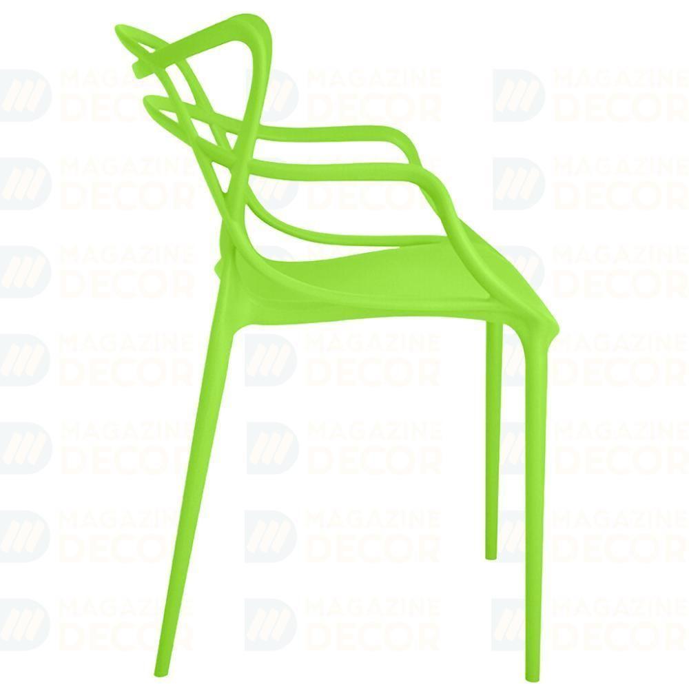 Miniatura Conjunto Mesa De Jantar Redonda Marci Preta 100cm Com 4 Cadeiras Allegra - Verde