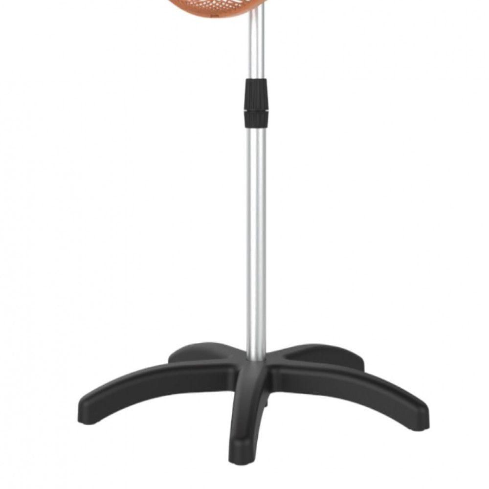 Miniatura Ventilador De Coluna 50cm Com 6 Pás Oscilante Dômina Bronze 220v