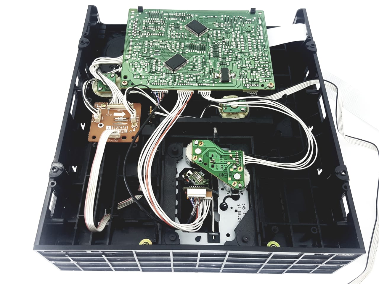 Miniatura Mecanismo Leitor Gaveta 3 Cds Micro System Cn7238 Cd
