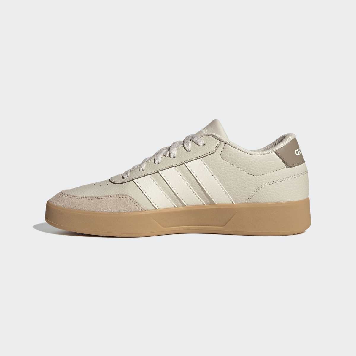 Miniatura Tênis Adidas Breaknet Bege - 34