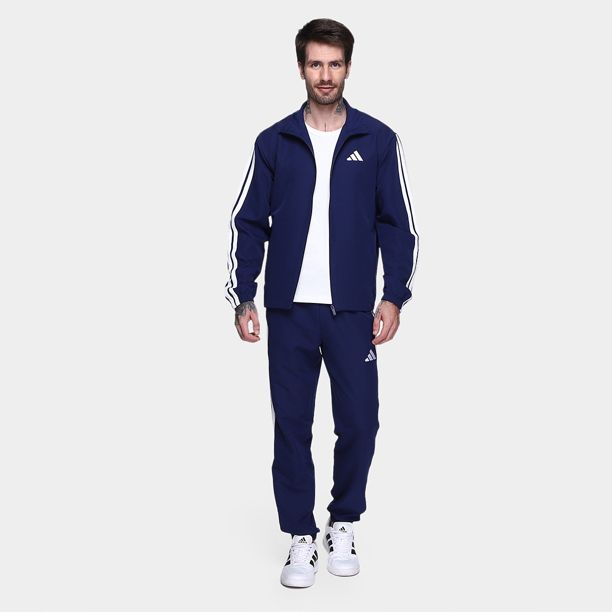 Miniatura Conjunto Adidas Masculino Azul - EGG