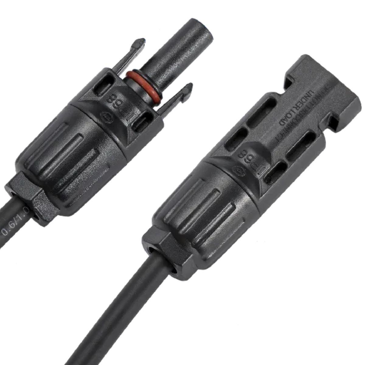 Miniatura Conector Plug Mc4 Painel Placa Cabo Solar Macho Fêmea Kit 10