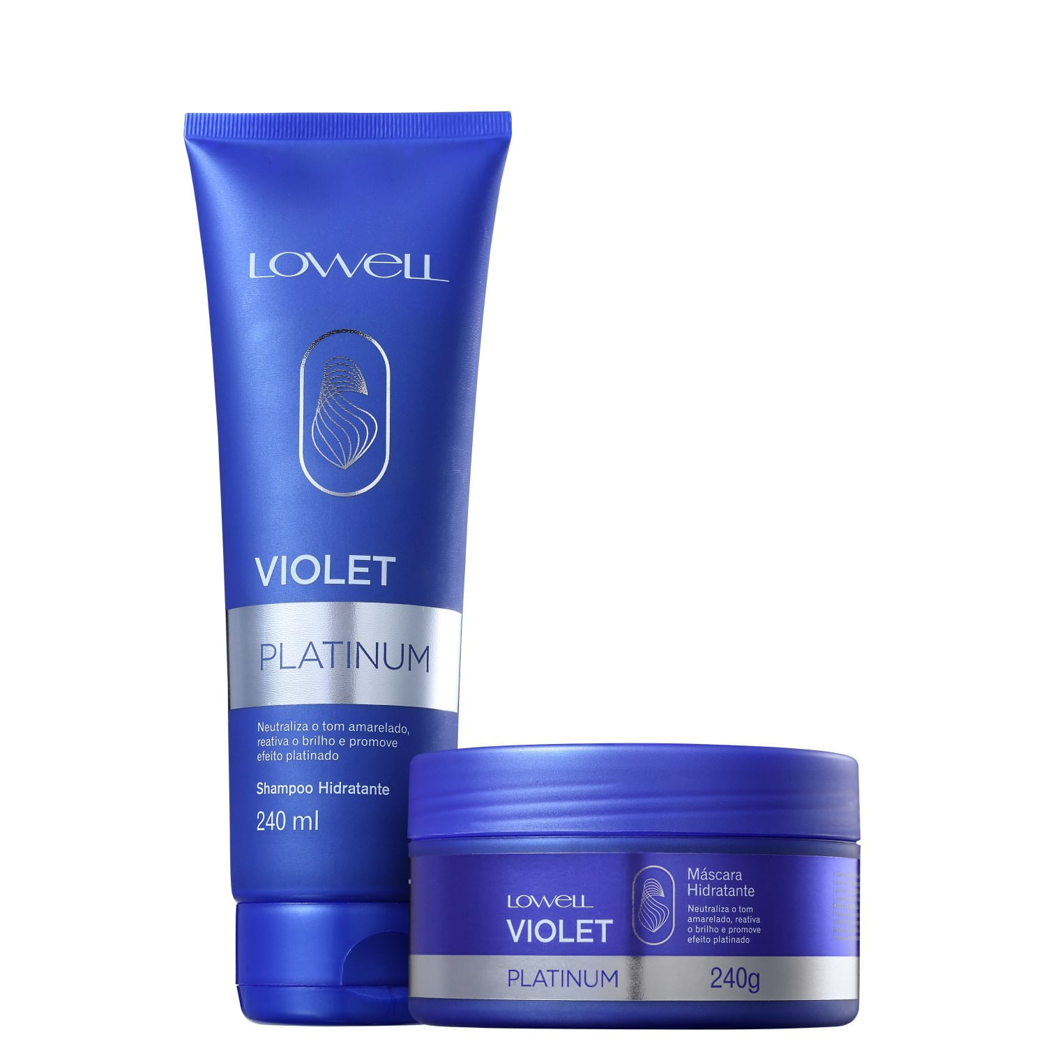 Miniatura Kit Lowell Violet Platinum Home (2 Produtos)