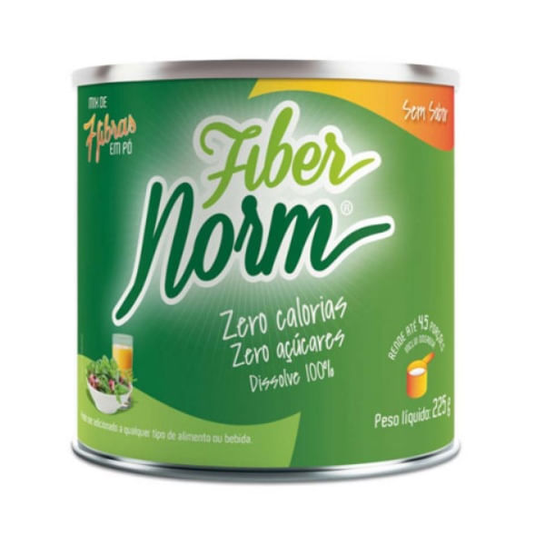 Miniatura Fibernorm Lata 225G Fibra alimentar