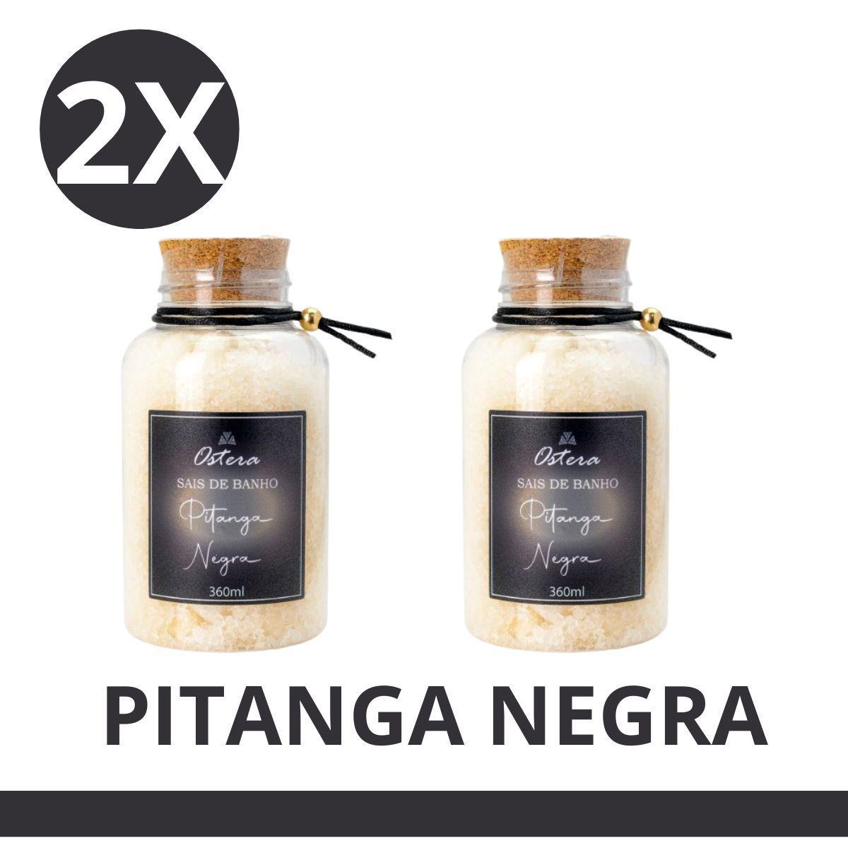 Miniatura Kit 2 Sais De Banho Pitanga Negra 360G Banheira Hidro Ofurô