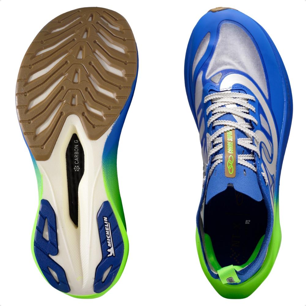 Miniatura Tênis Olympikus Corre Supra 2 Unissex Azul / Verde - 39