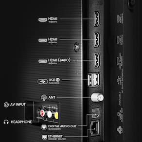 Miniatura Smart TV 43” 4K Hisense 43Q6QV QLED HDR10 Dolby Atmos Vidaa U9 Preto