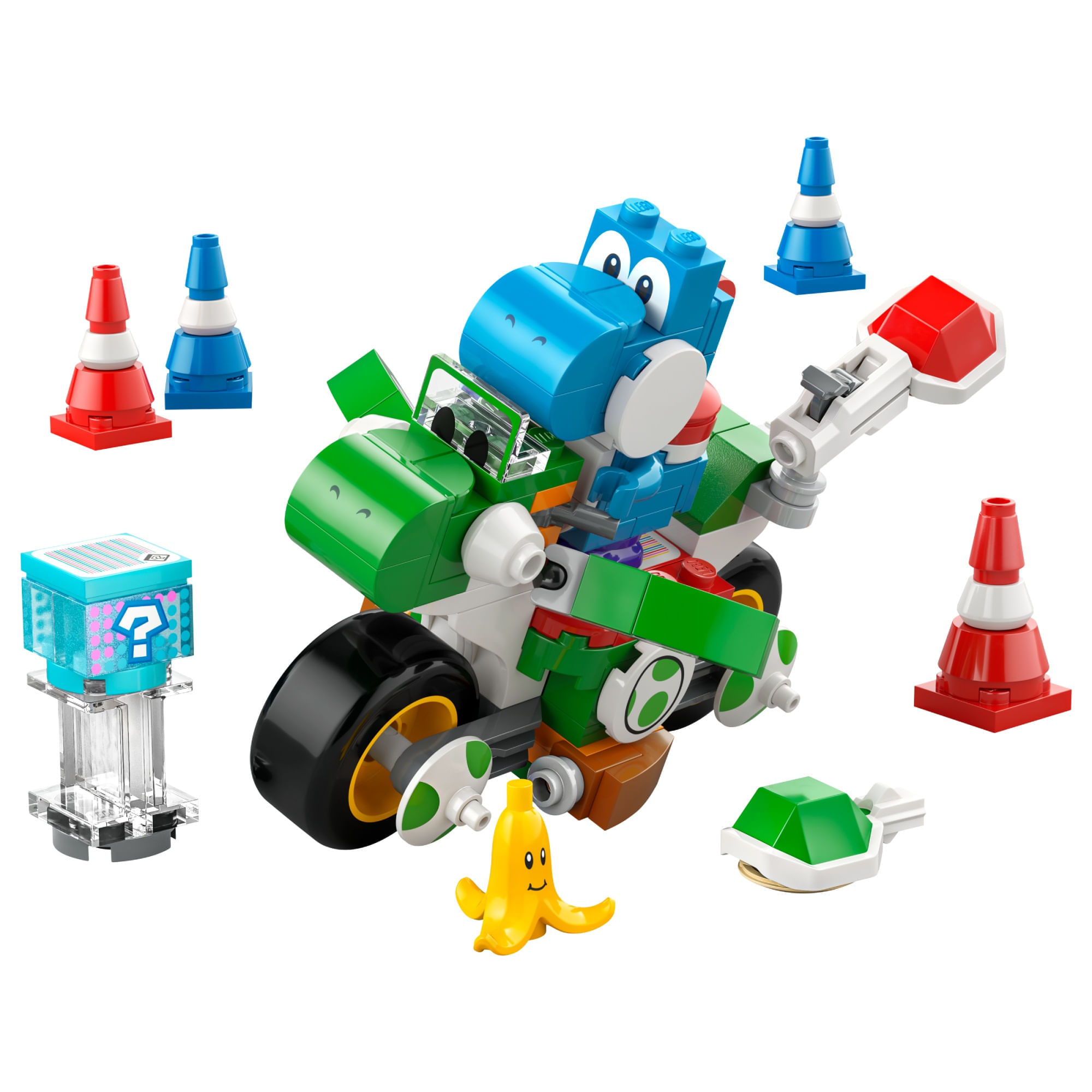 Miniatura LEGO Super Mario - Mario Kart™ – Moto Yoshi