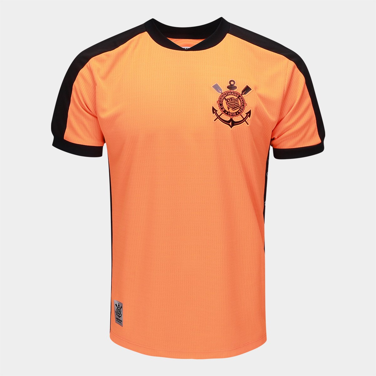 Miniatura Camisa Corinthians Friso Masculina Laranja - EGG