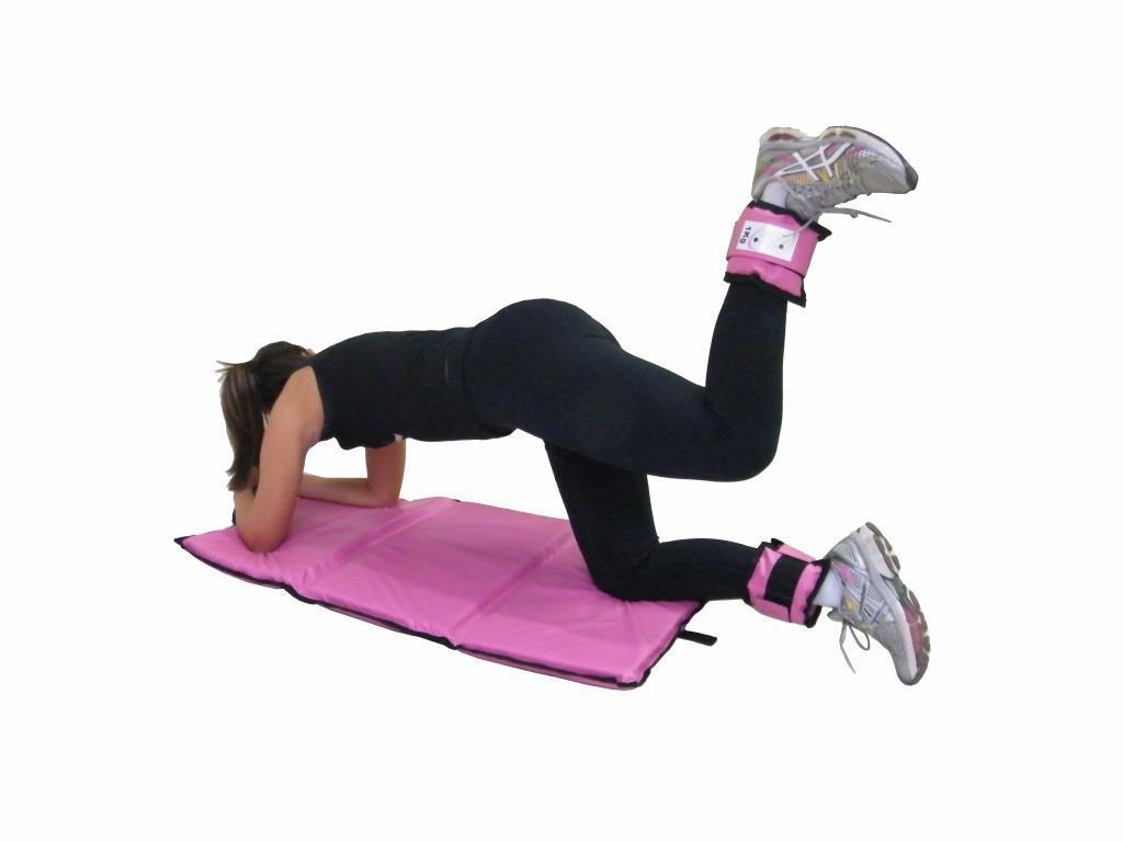 Miniatura Colchonete Ginástica Dobrável Ag70 Crossfit / Academia Rosa.