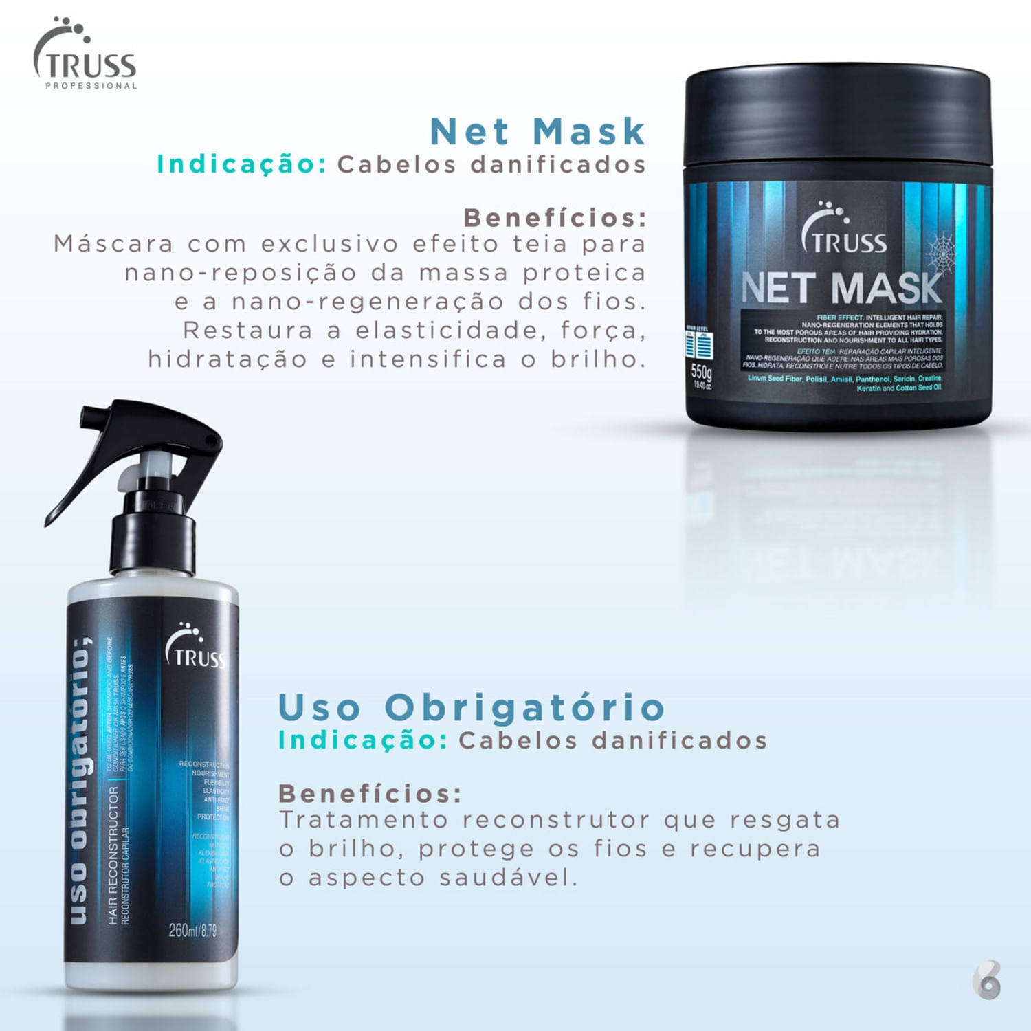 Miniatura Kit Truss Net Obrigatório (2 Produtos)