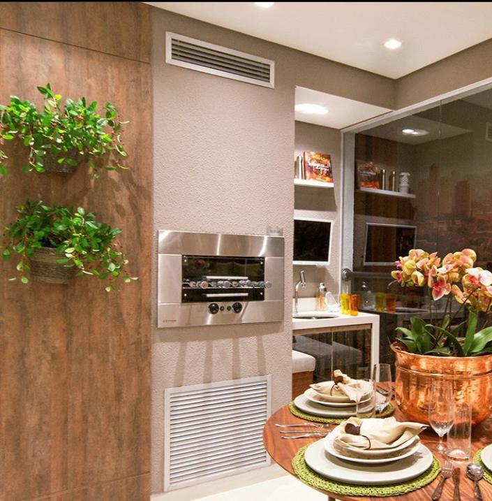 Miniatura Churrasqueira A Gás 4 Espetos Titan Gn 127V + Venezianas