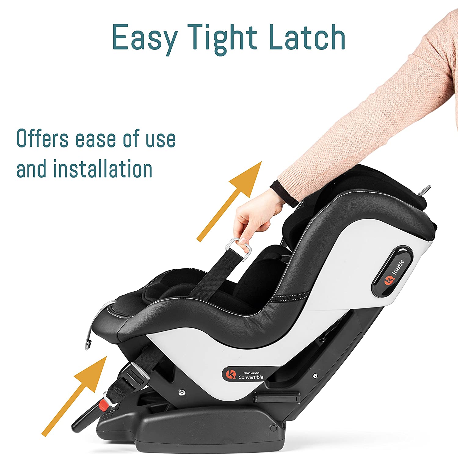 Miniatura Peg Perego Primo Viaggio Bebe Conforto Cadeira Automotiva de 2 a 18 kg Bege e Rosa