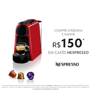 Cafeteira Nespresso Essenza Mini D30 com Kit Boas Vindas - Vermelha 110V